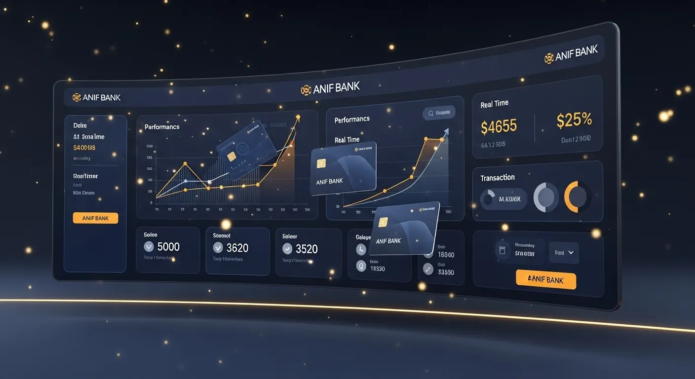 Modern banking interface